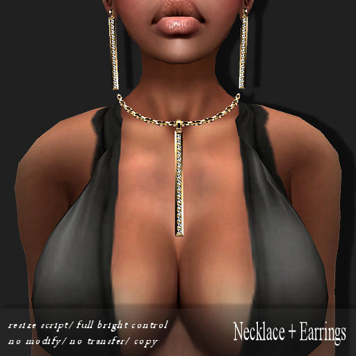 [DEMO] Necklace&Earring DDR Gold -RYCA-
