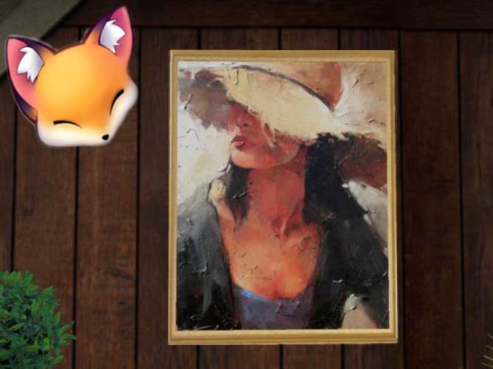 all matter - in the hat- Art, painting