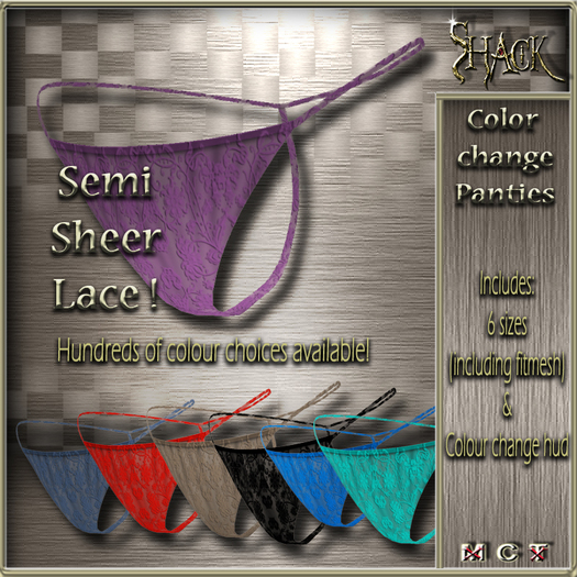 *Shack* Color change panties - with Hud