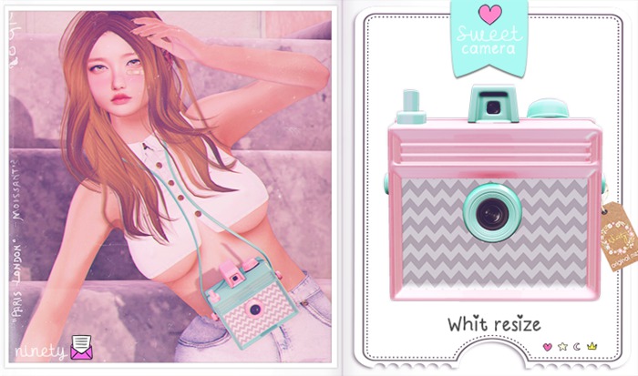 ninety - Sweet Camera pink