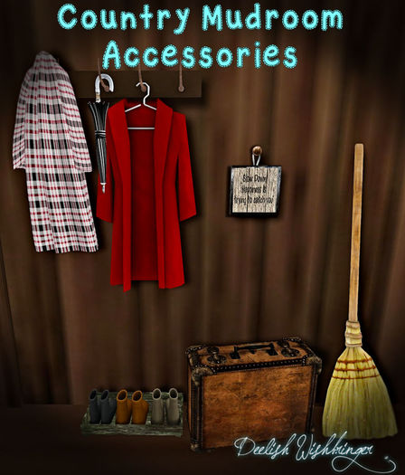 Country Mudroom Accessories 6LI