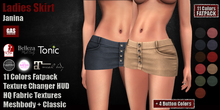 GAS [Ladies Skirt Janina - All 11 Colors w/HUD FATPACK] Demo
