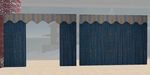 1 prim Blue Curtains,25