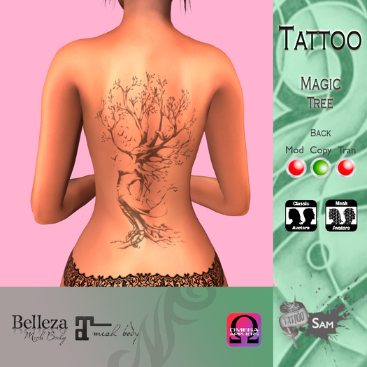 SAM TATTOOS MAGIC TREE