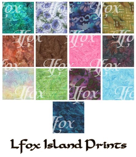 lfox Island Prints - Batiks