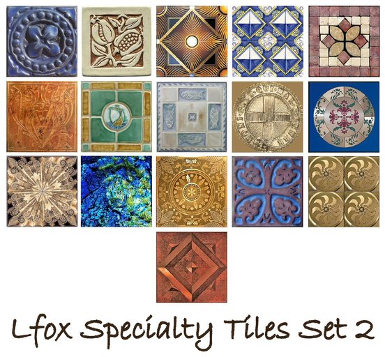 lfox Specialty Tiles Set 2