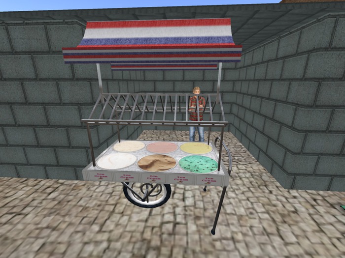 Six Flavor Icecream Cart