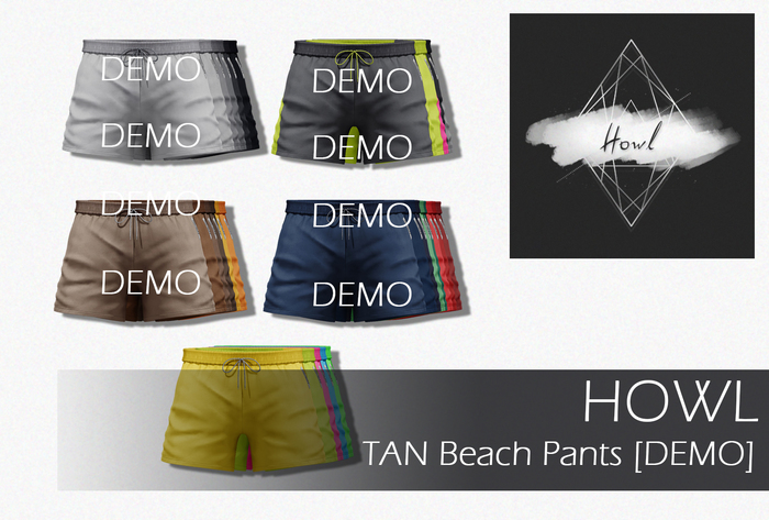 Howl - TAN Beach Pants [DEMO]