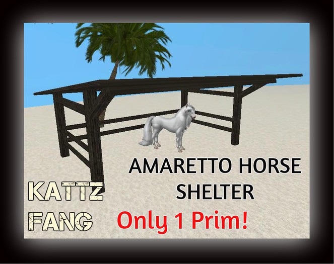 !KF! Open Horse Shelter c/m BOXED
