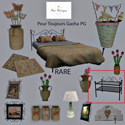 .:Bee Designs:. Pour Toujours Gacha - Side table