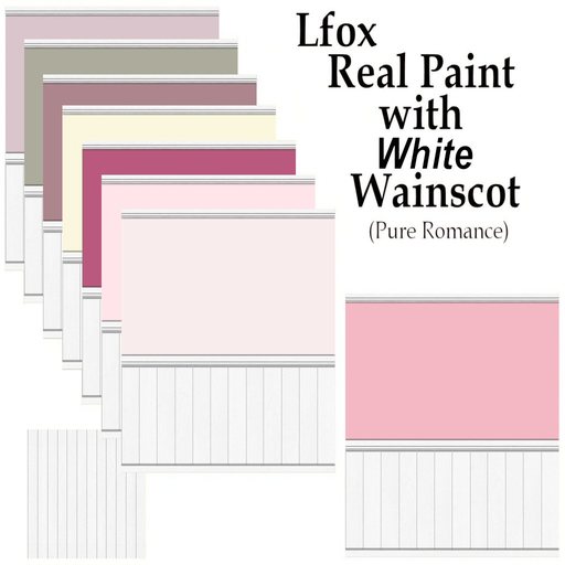 lfox Real Paint with White Wainscot - Pure Romance