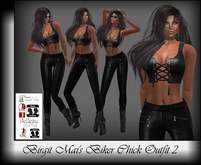 BLACK FRIDAY Birgit Mai's Biker Chick Outfit 2 Black (BOXED)
