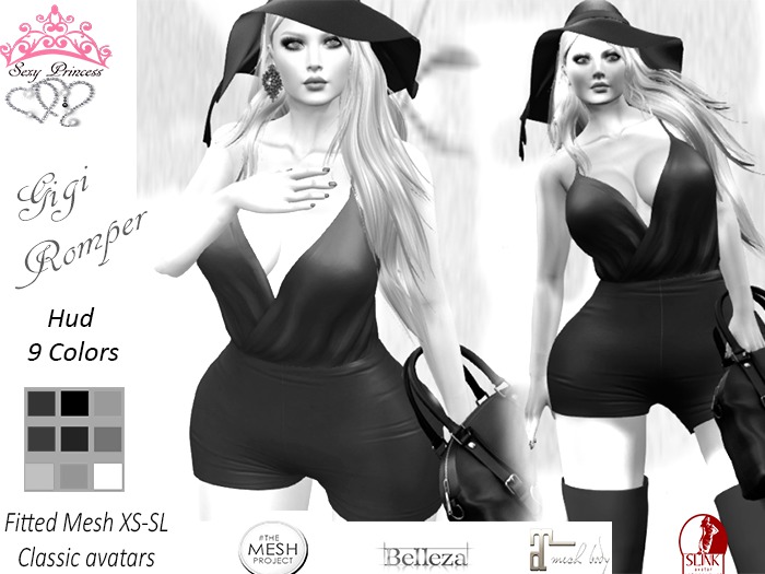 **Sexy Princess** Skinny Rompers Demo
