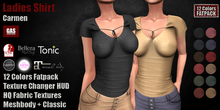 GAS [Ladies Shirt Carmen - All 12 Colors w/HUD FATPACK] Demo