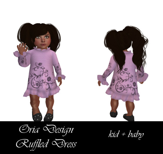 Oria Design - Toddleedoo Ruffled Dress Pink