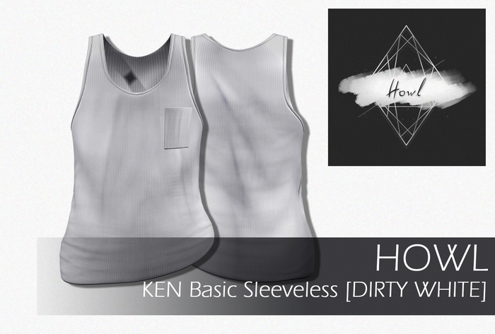 Howl - KEN Basic Sleeveless [Dirty White] WEAR