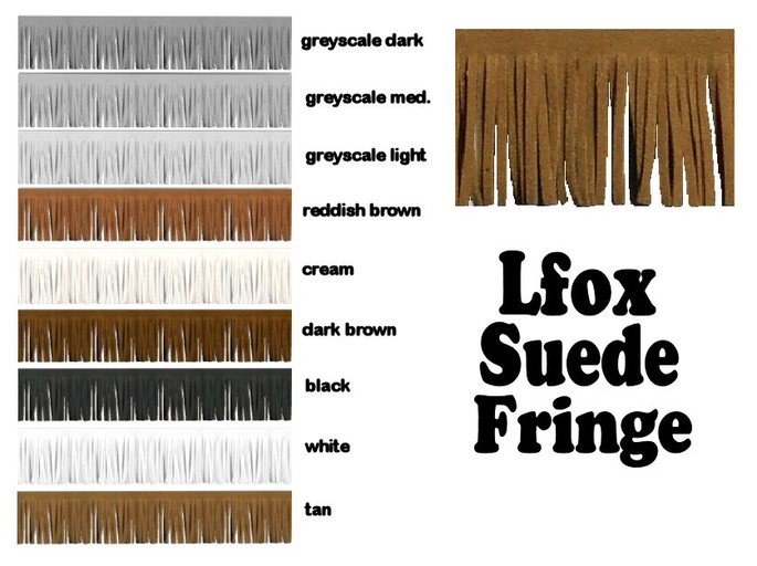 lfox Suede Fringe (boxed)