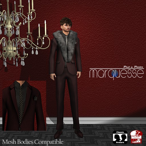 [Marquesse] Christian Suit Red