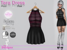 Tara Dress Plaid Pink