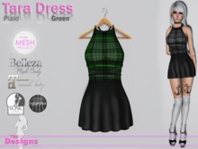 Tara Dress Plaid Green