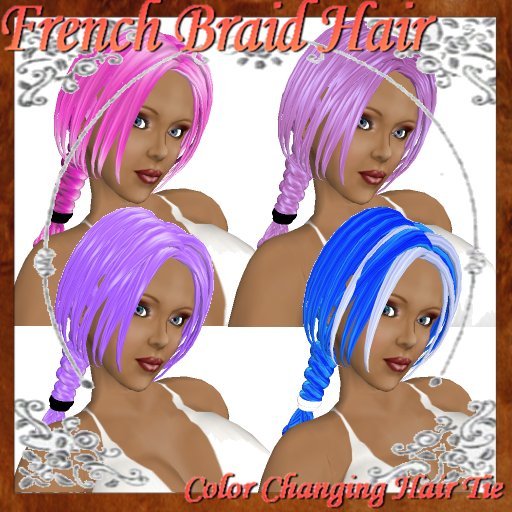 French Braid Rave Collection Hair Style Updo Bundle Set