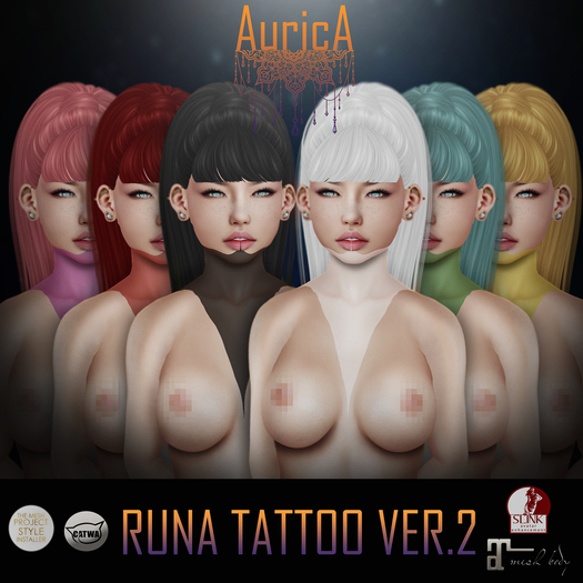 .:AS:. Runa Tattoo ver 2 UNISEX