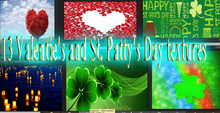 Valentine/St.Patrick's Day Background
