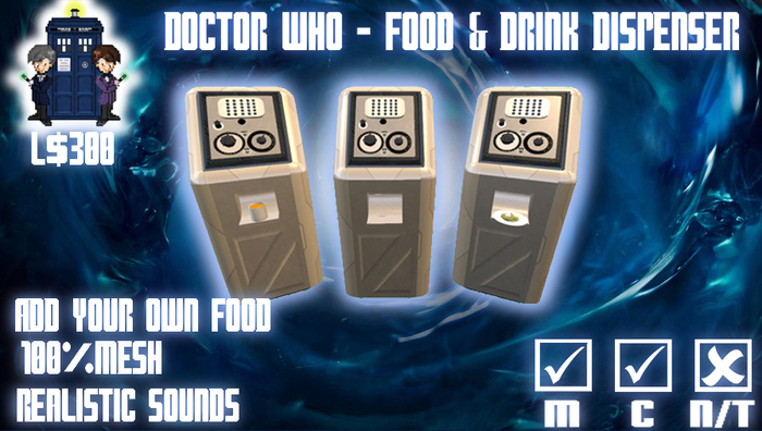Delivery Crate - Doctor Who - Food & Drink Dispenser