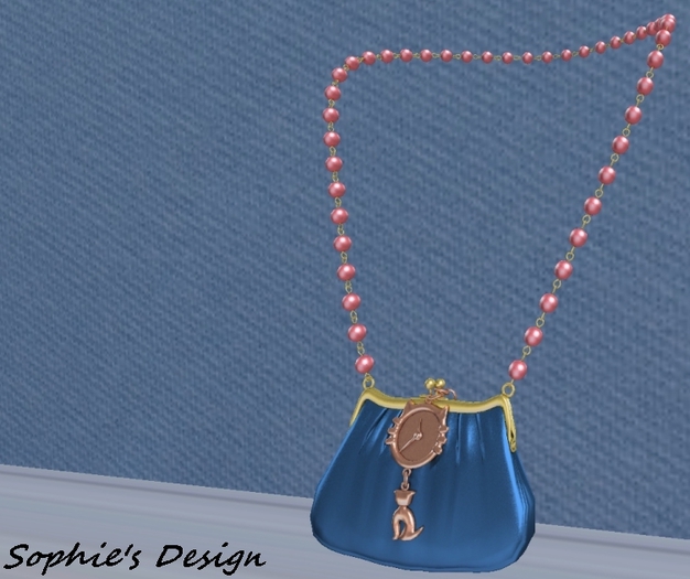 Necklace Purse (blue)