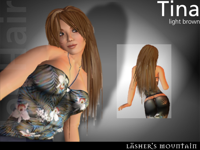 TINA Fine Long Flexi LIGHT BROWN HAIR