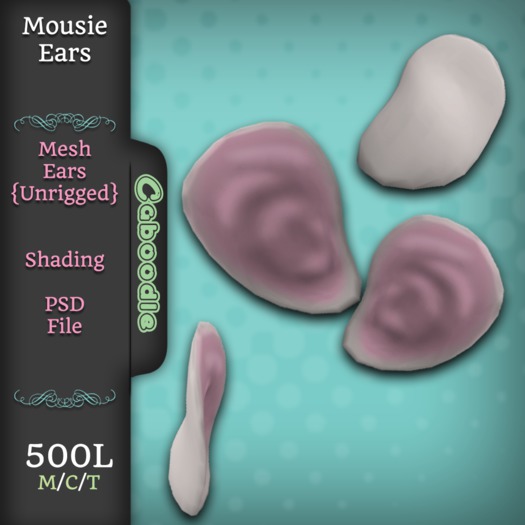 Caboodle {{Mousie Ears} FULL PERMS