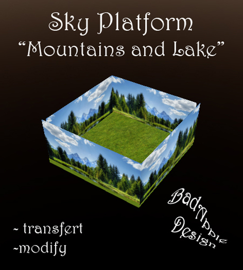 Sky Platform "mountain and lake" 32x32