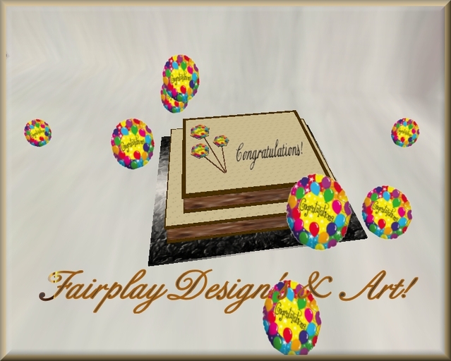 Musical Congrats Cake