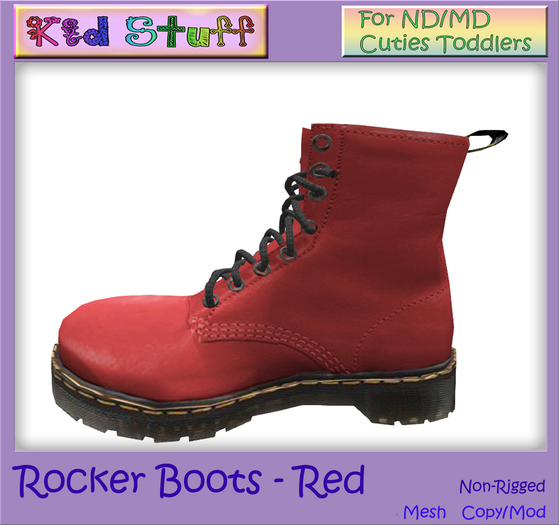 KS Rocker Boots - Red