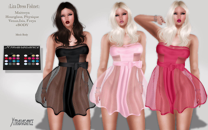 ::XT:: - Liza Dress Fishnet