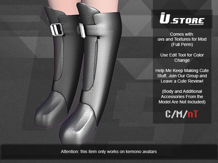 .: U. Store :. Kemono Animal Long Boots