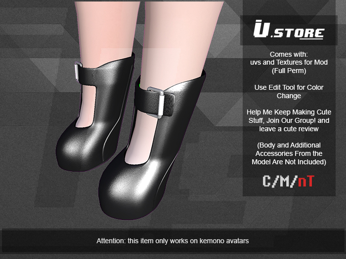 .: U.Store :. Kemono Animal Small School Shoes