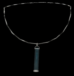 Vial necklace Blue Choker M sz