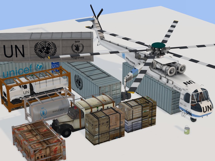 S-64 United Nations Paint and Pod kit