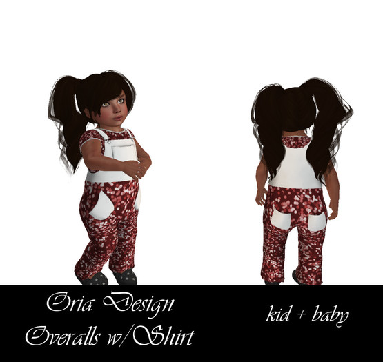 OD - Toddleedoo Overalls Red