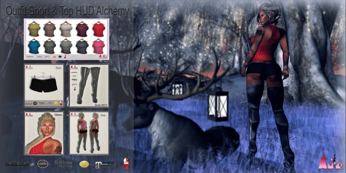 Outfit Short & Top HUD Alchemy