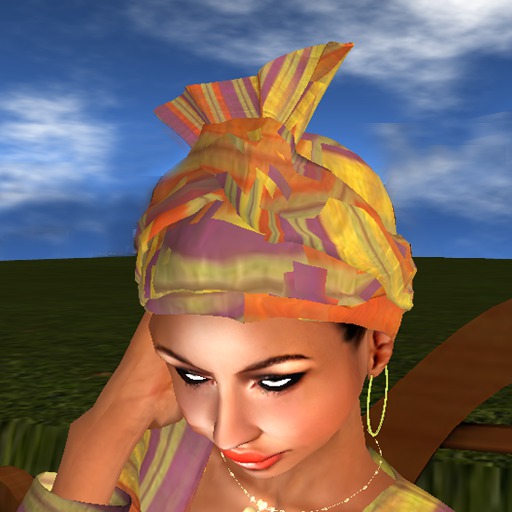 Innovia Designs - Headwrap w Bow - Striped Multi