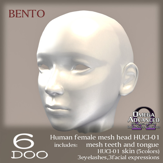 *6DOO* bento Human mesh head HUCI-01