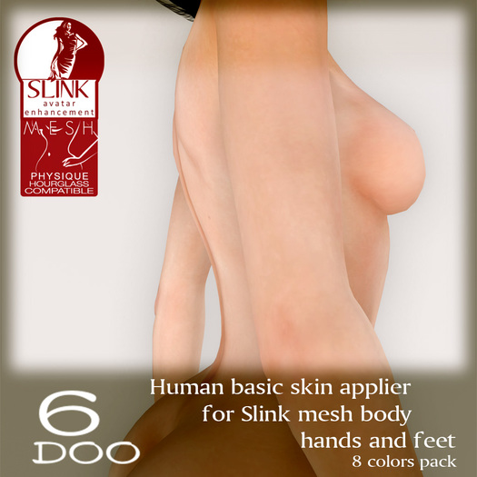 *6DOO* Human basic skin applier Slink