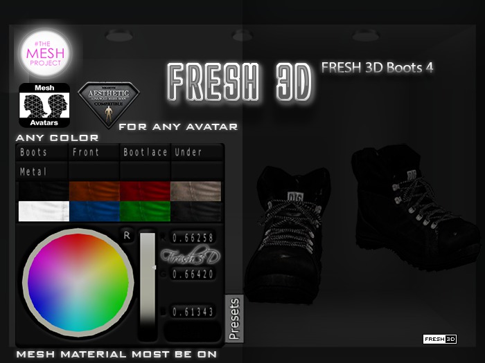 Fresh3D Boots V4