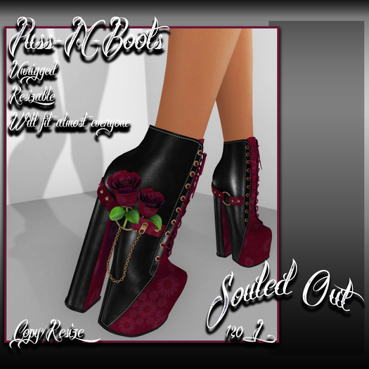::SOULED OUT:: UNRIGGED Puss-N-Boots ROSEY