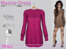 Maxine Dress Knit Pink