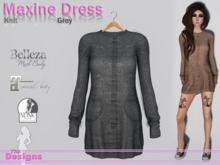 Maxine Dress Knit Grey