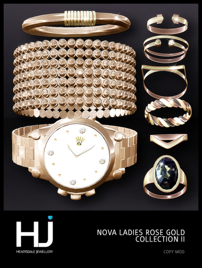 [HJ] Nova Ladies Rose Gold Collection II
