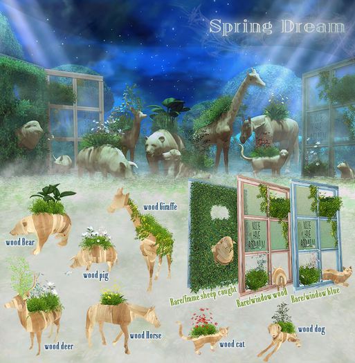 spring dream/wood Horse